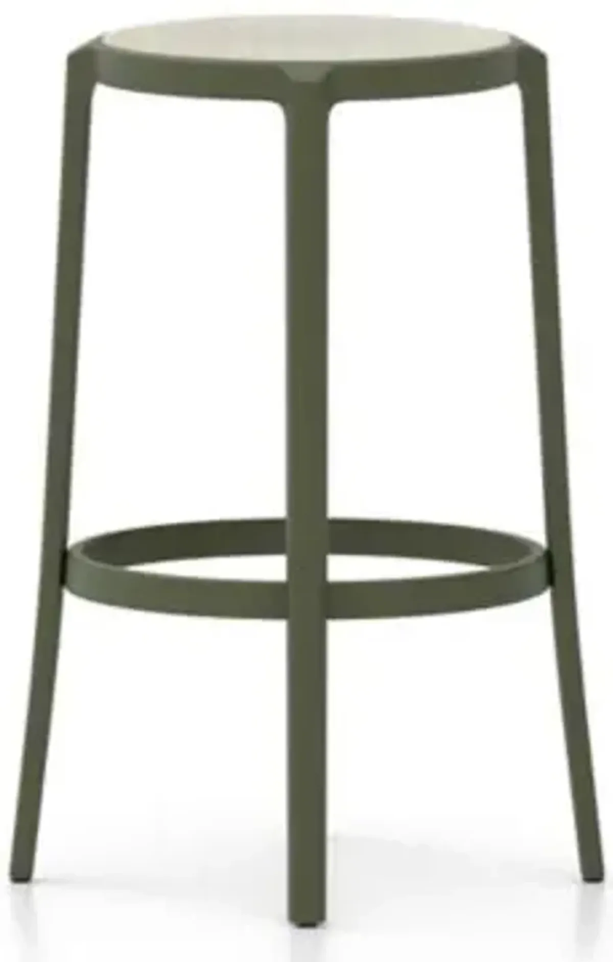 On & On Barstool with Plywood Seat