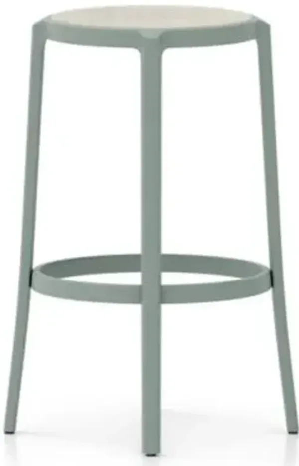 On & On Barstool with Plywood Seat