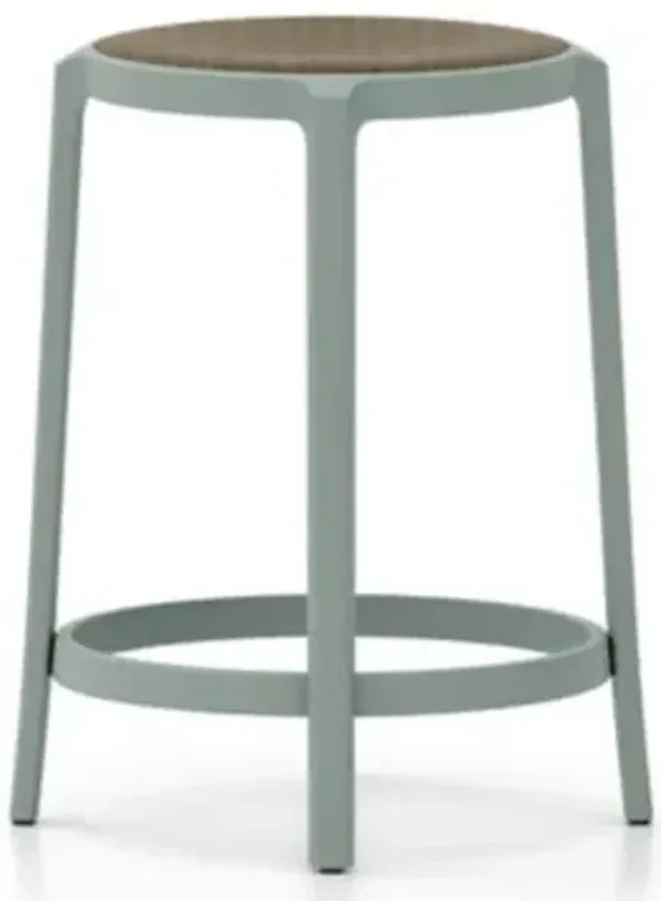 On & On Barstool with Plywood Seat