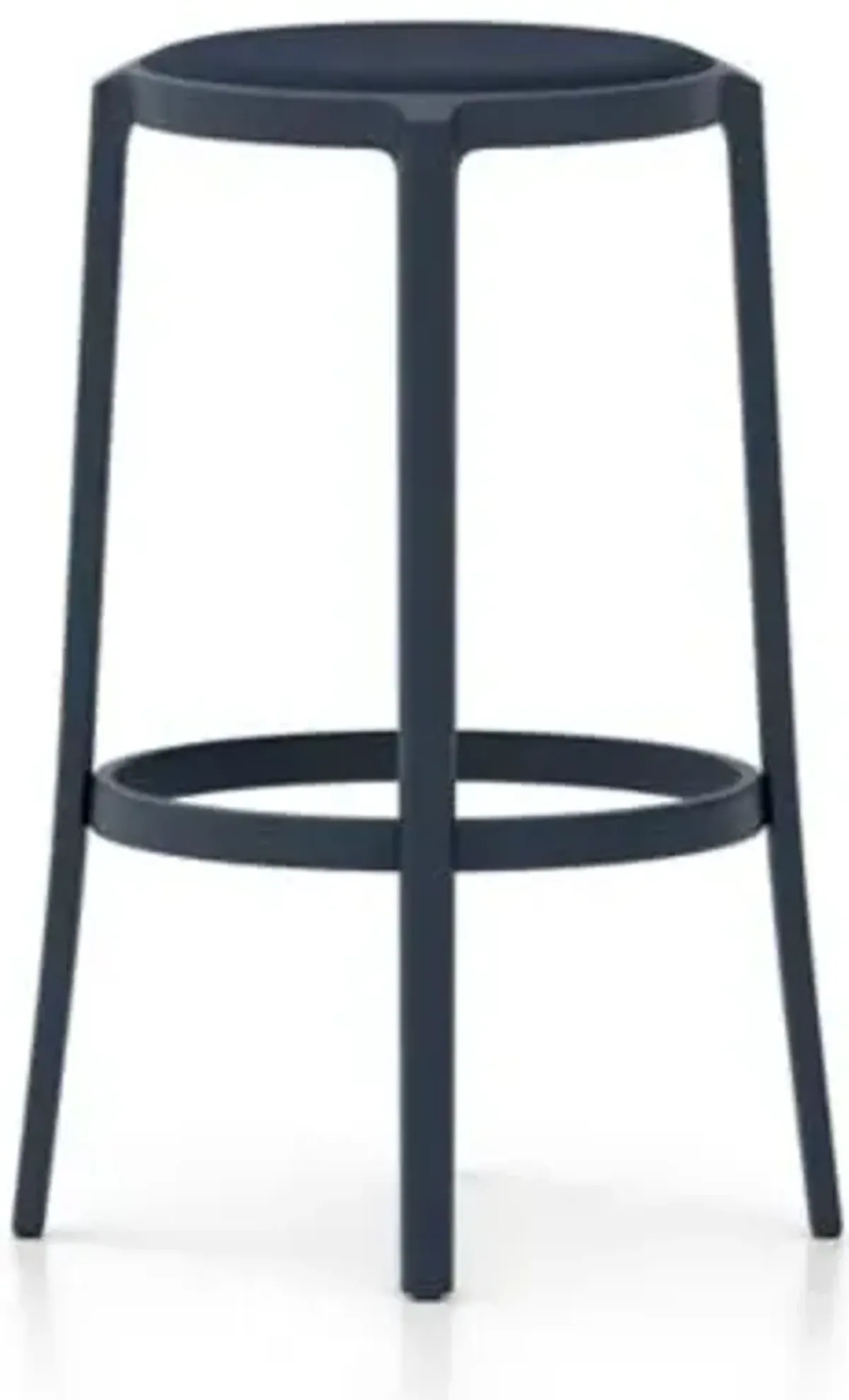 On & On Barstool with Upholstered Seat