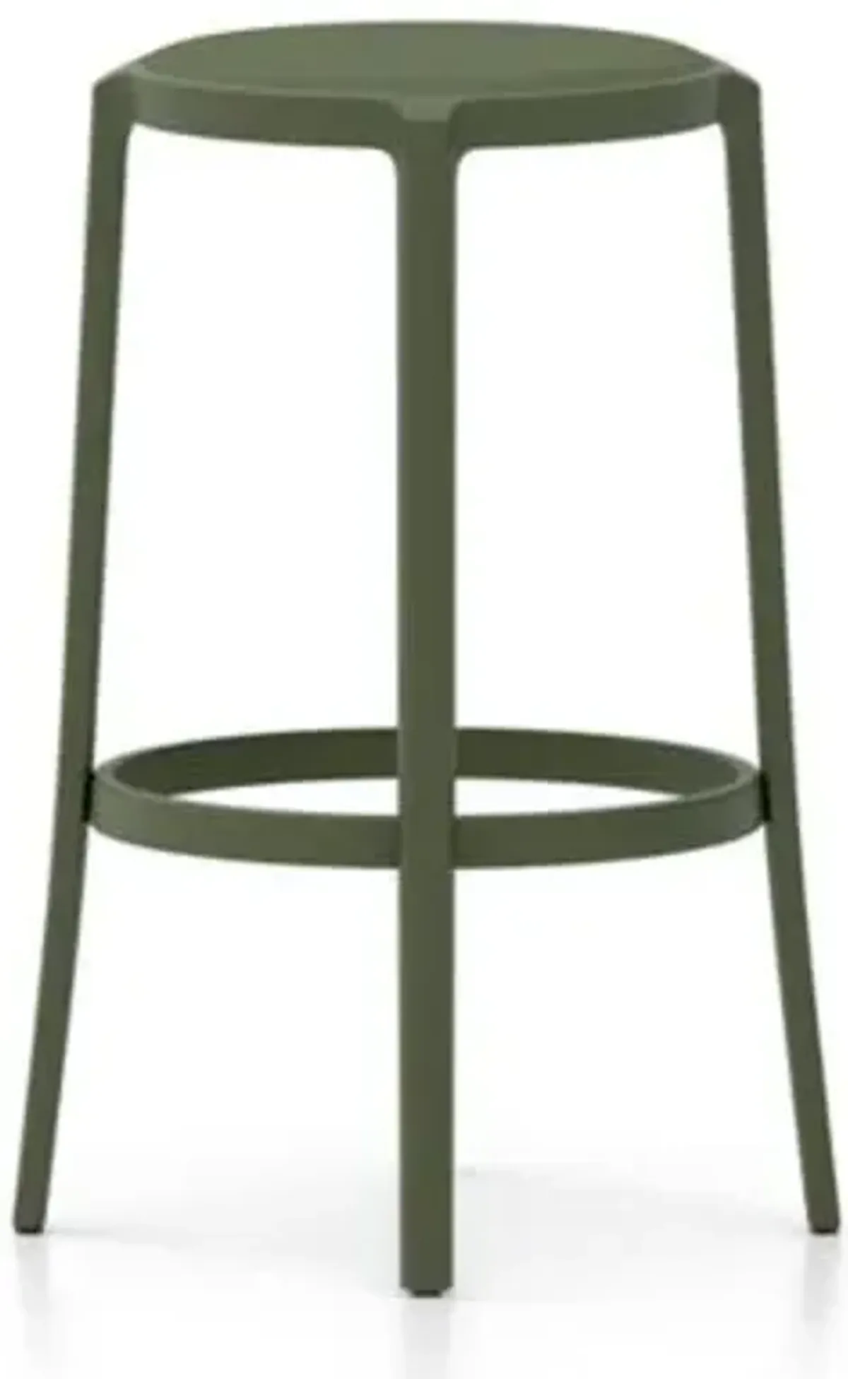 On & On Barstool with Upholstered Seat