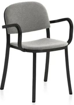 Divina Melange / Black Powder Coated Aluminum color