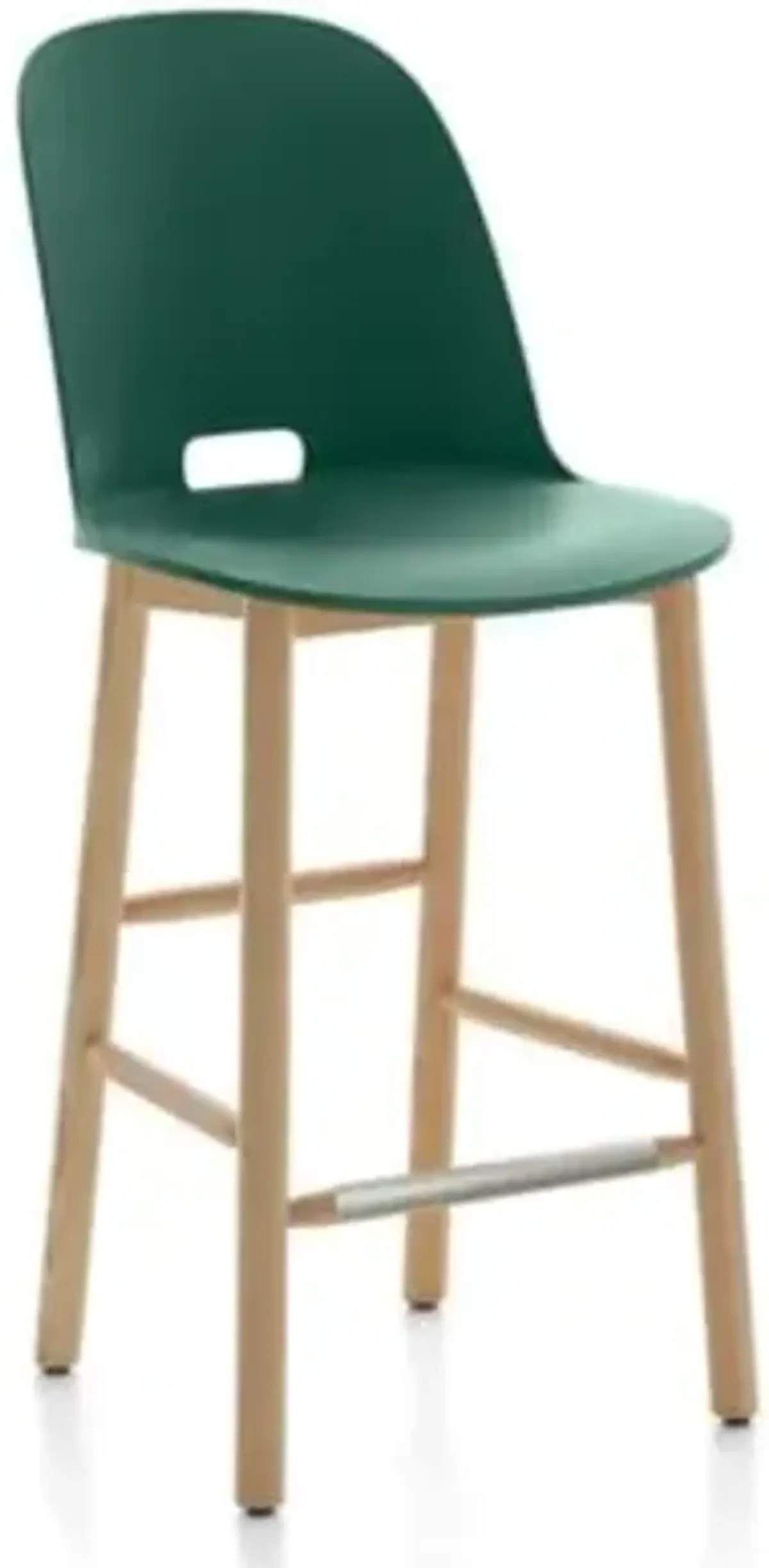 Alfi Stool, High Back With Alfi Soft Slip Cover