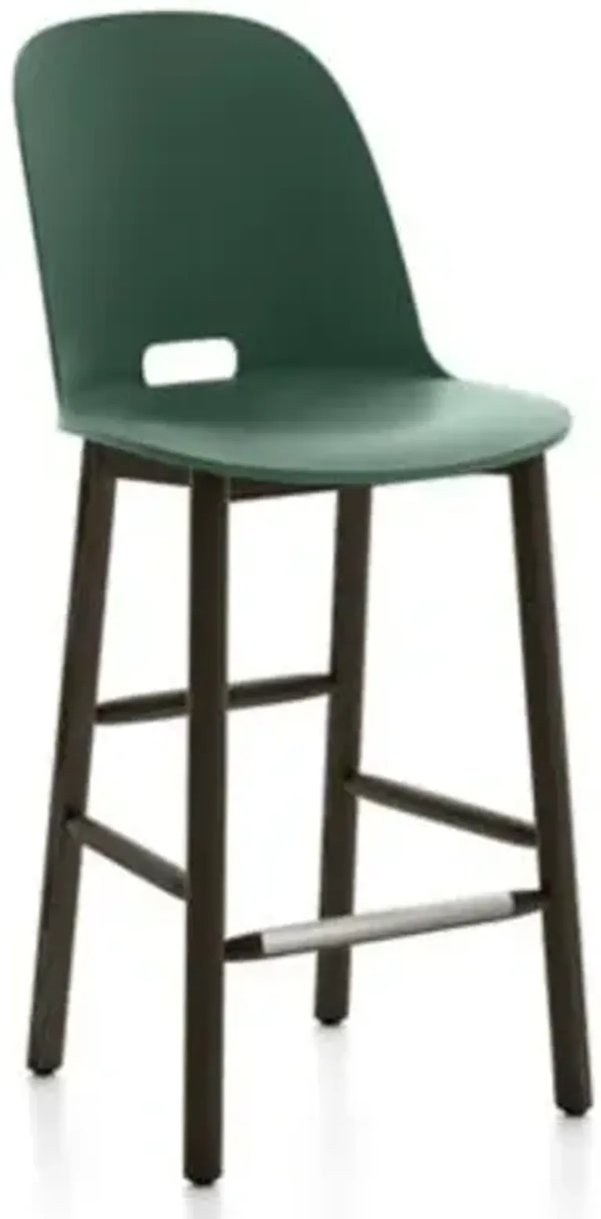 Alfi Stool, High Back With Alfi Soft Slip Cover