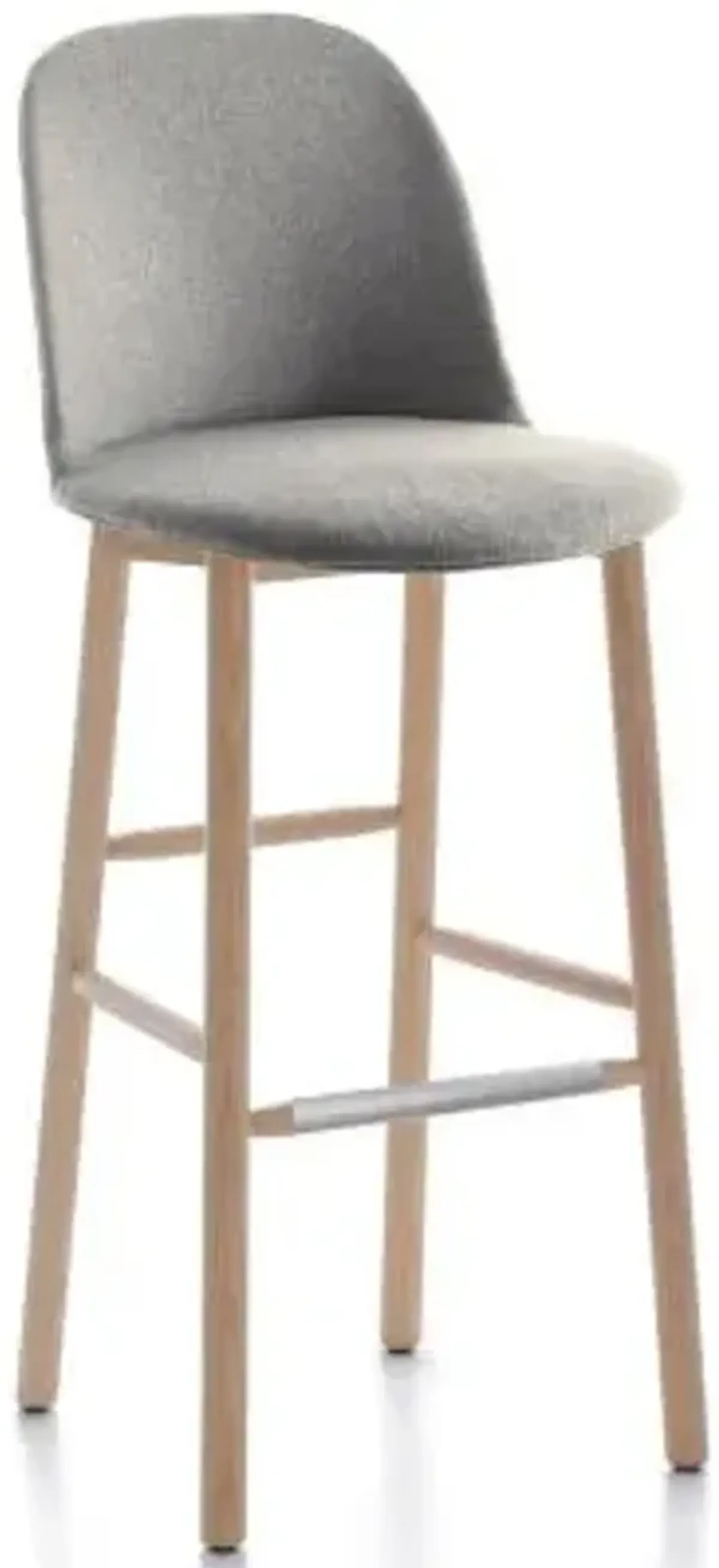 Alfi Stool, High Back With Alfi Soft Slip Cover