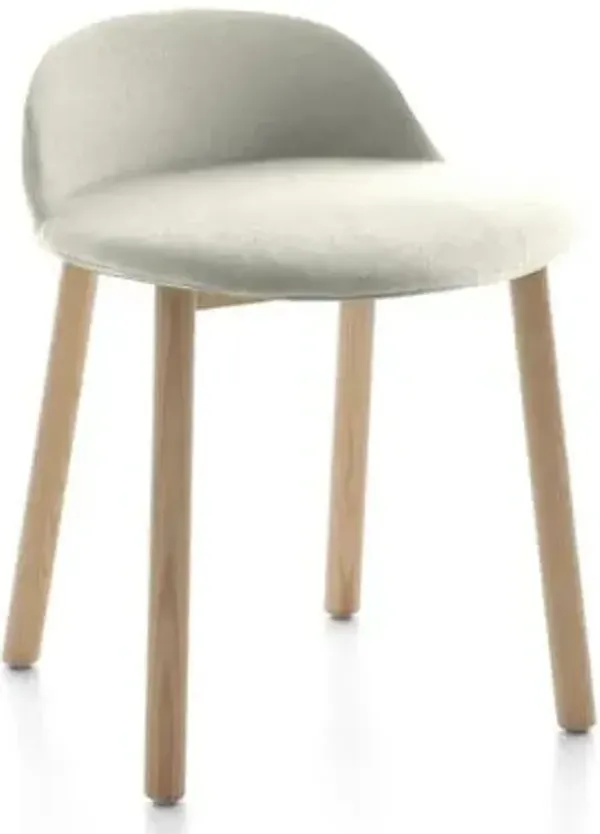 Alfi Chair, Low Back with Alfi Soft Slip Cover