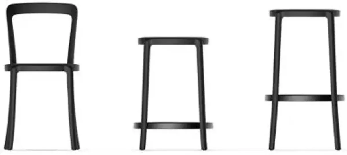 On & On Stacking Chair, Upholstered
