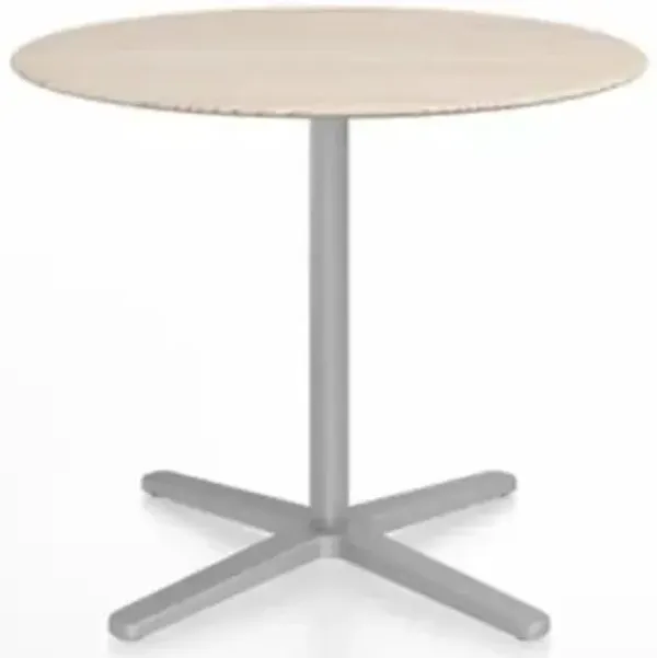 2 Inch X Base Round Cafe Table