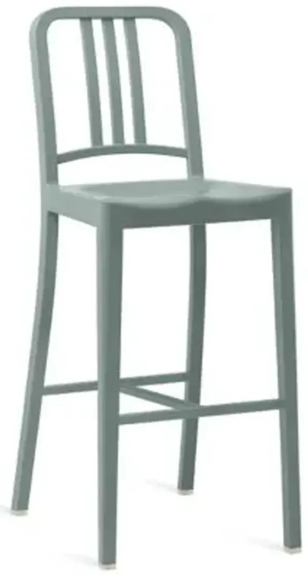 111 Navy Stool