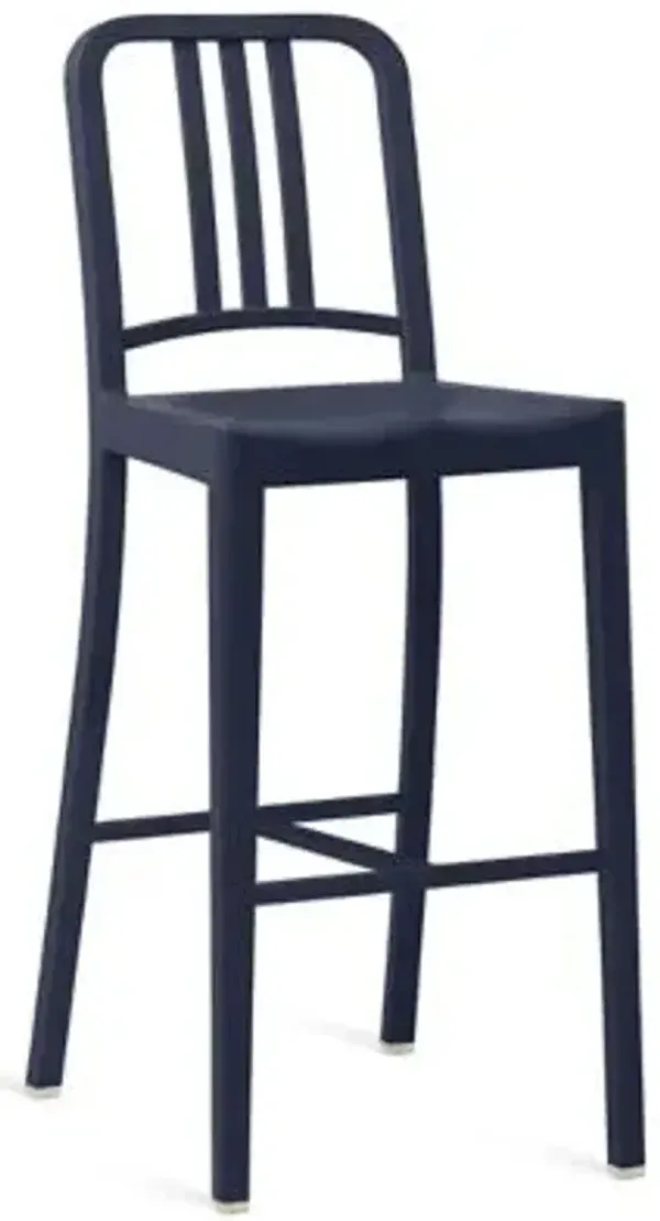 111 Navy Stool