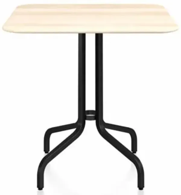 1 Inch Cafe Table Square, Wood Top