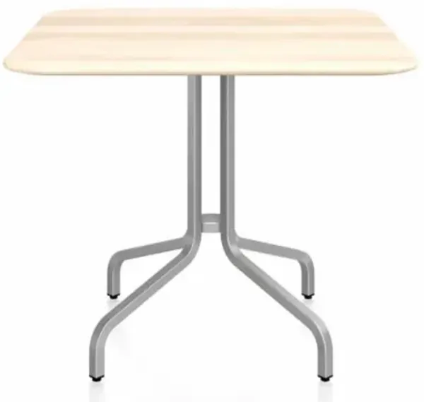 1 Inch Cafe Table Square, Wood Top
