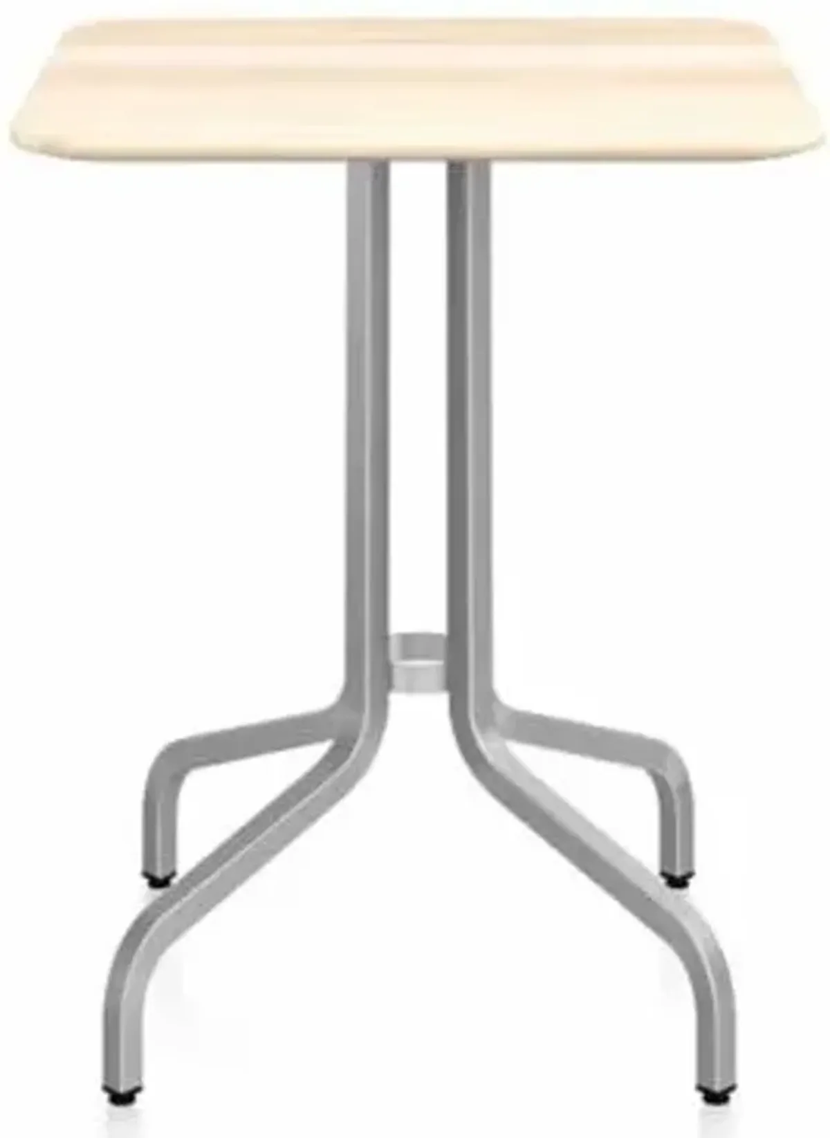 1 Inch Cafe Table Square, Wood Top