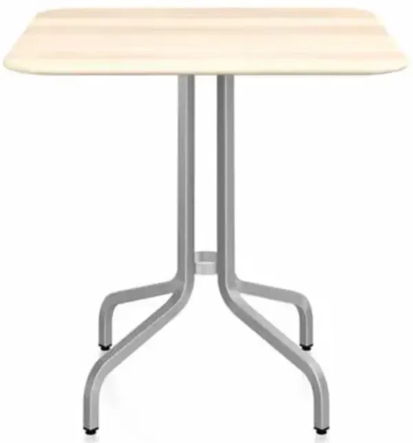 1 Inch Cafe Table Square, Wood Top