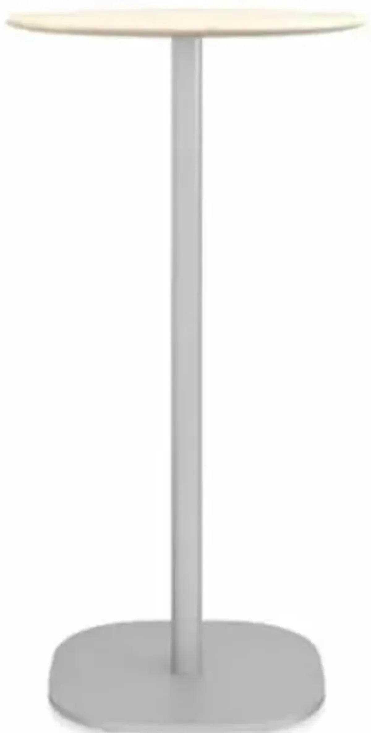 2 Inch Flat Base Bar Table, Round Top