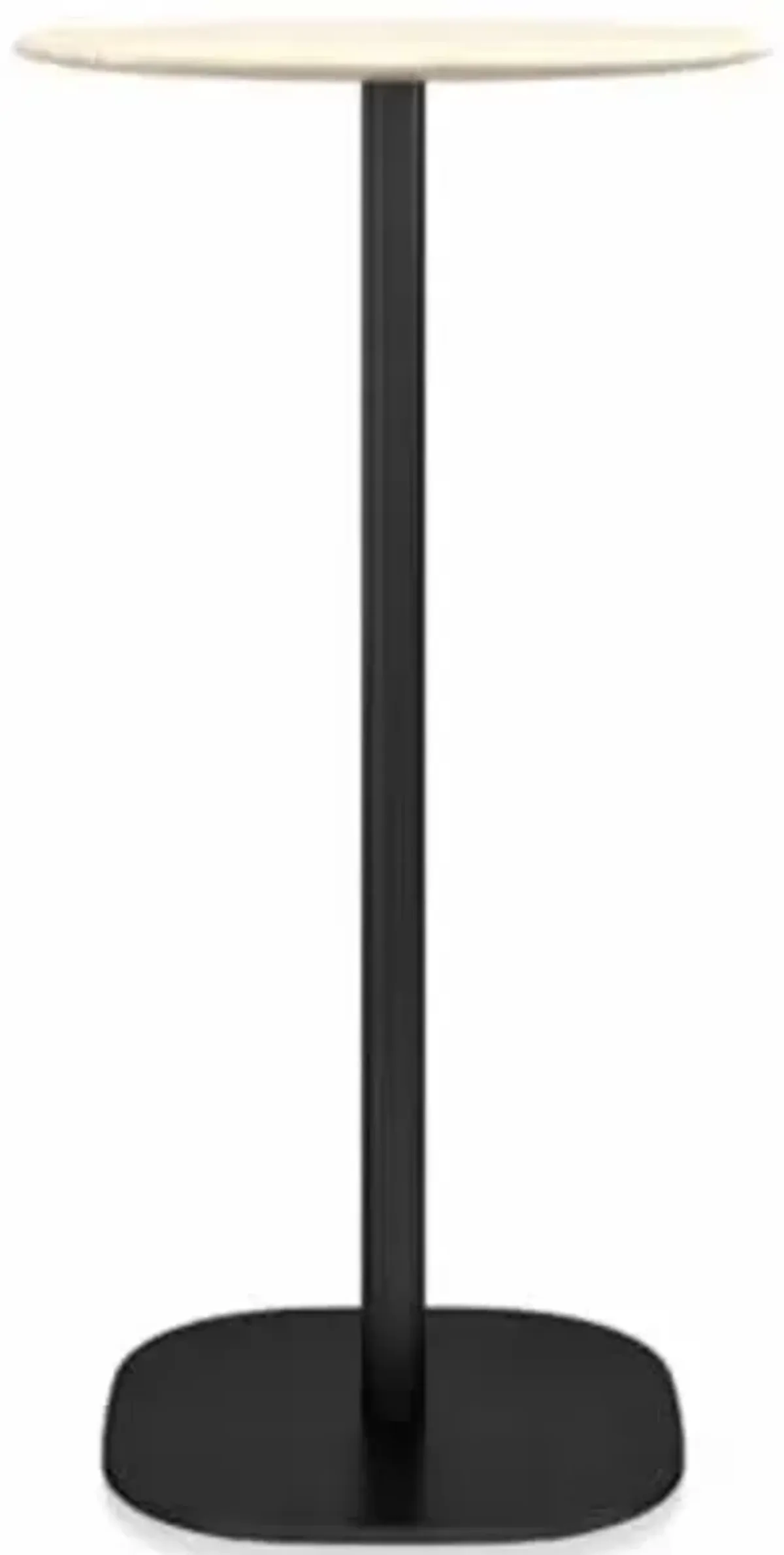 2 Inch Flat Base Bar Table, Round Top