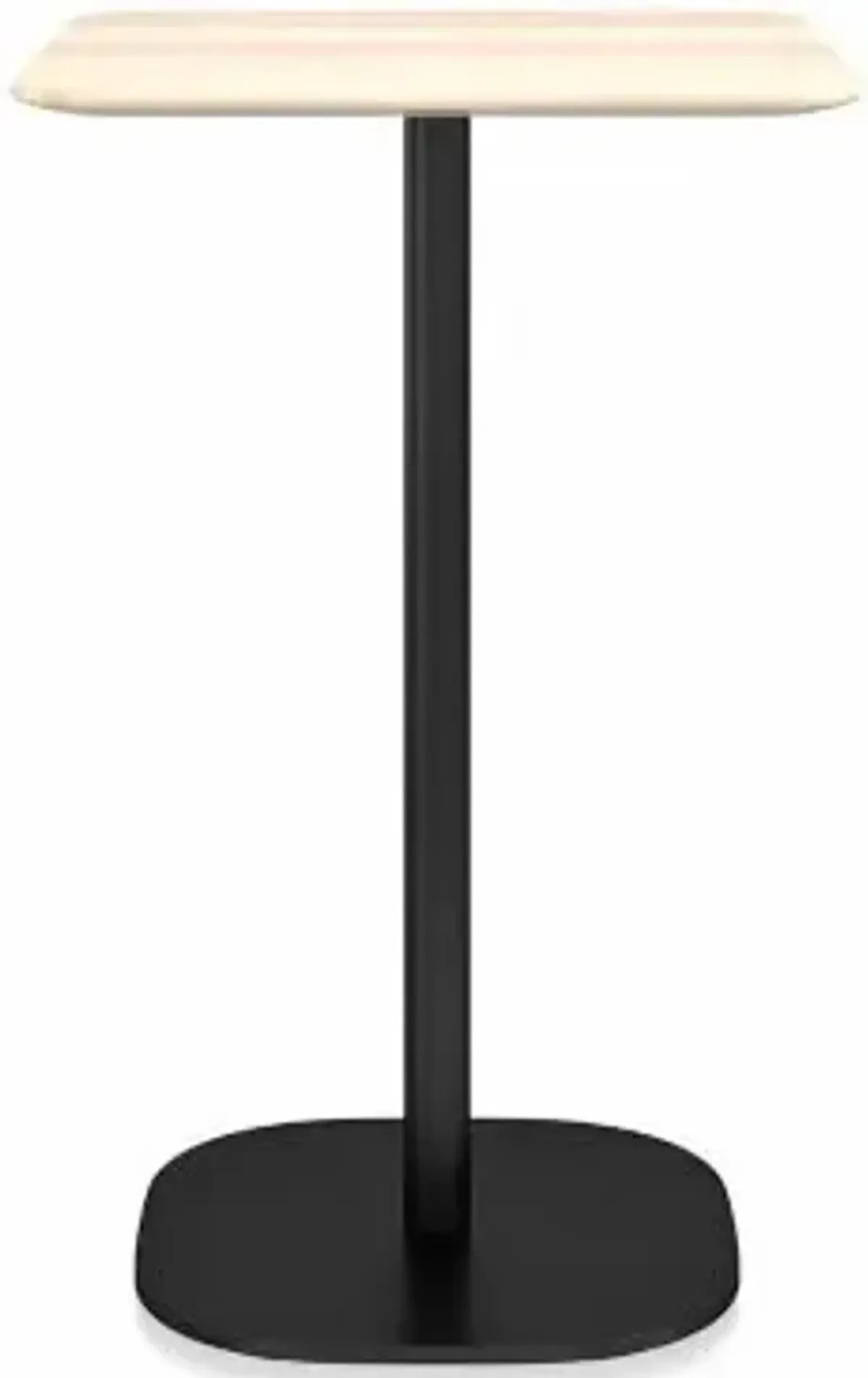 2 Inch Flat Base Counter Table, Square Top