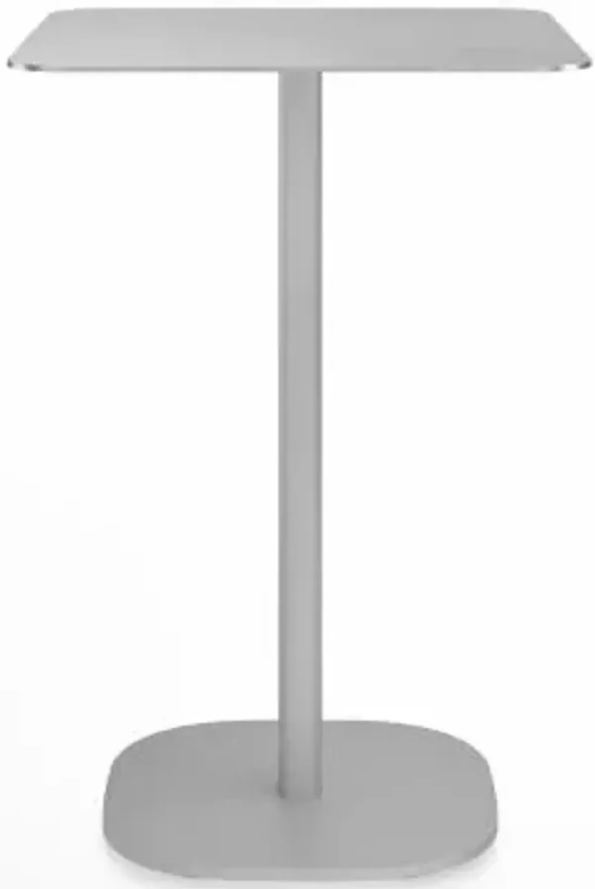2 Inch Flat Base Counter Table, Square Top