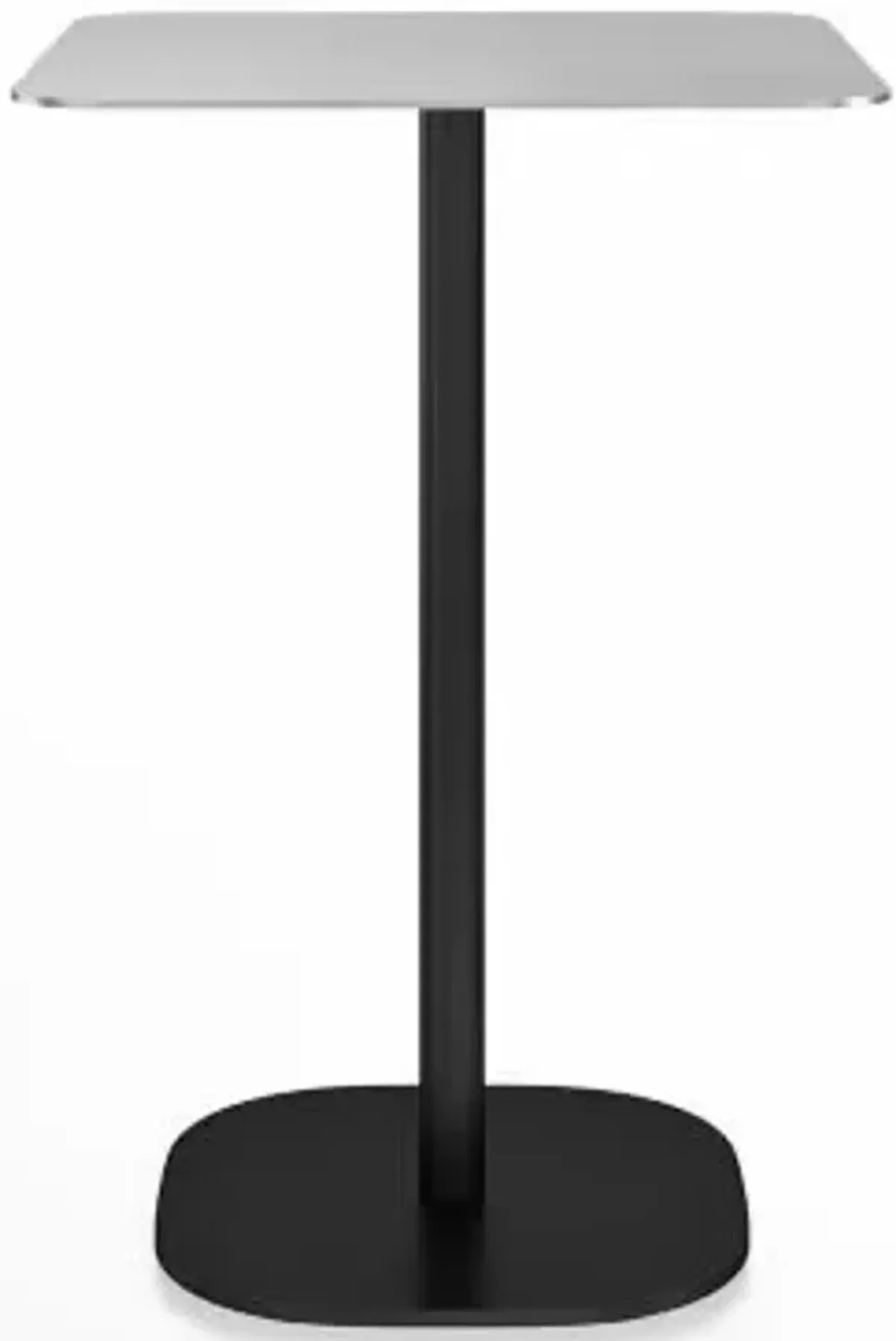2 Inch Flat Base Counter Table, Square Top