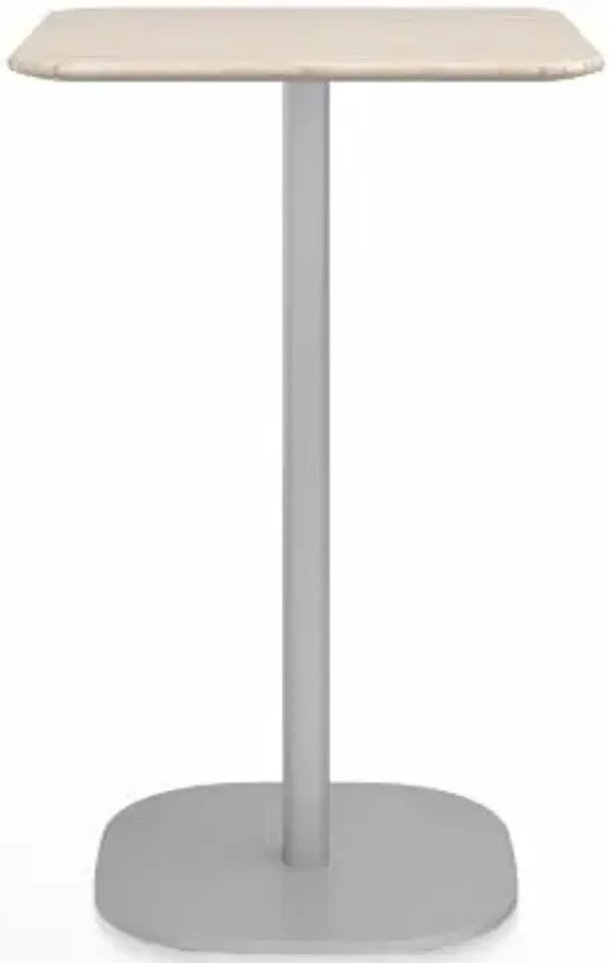 2 Inch Flat Base Counter Table, Square Top