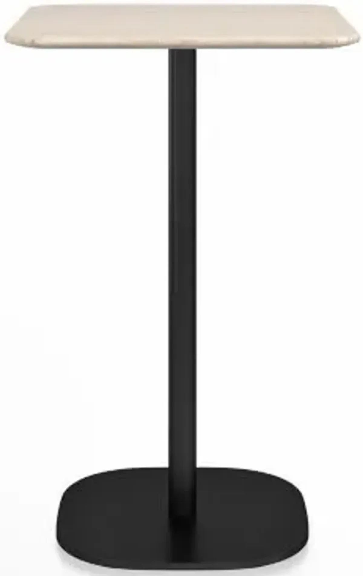 2 Inch Flat Base Counter Table, Square Top