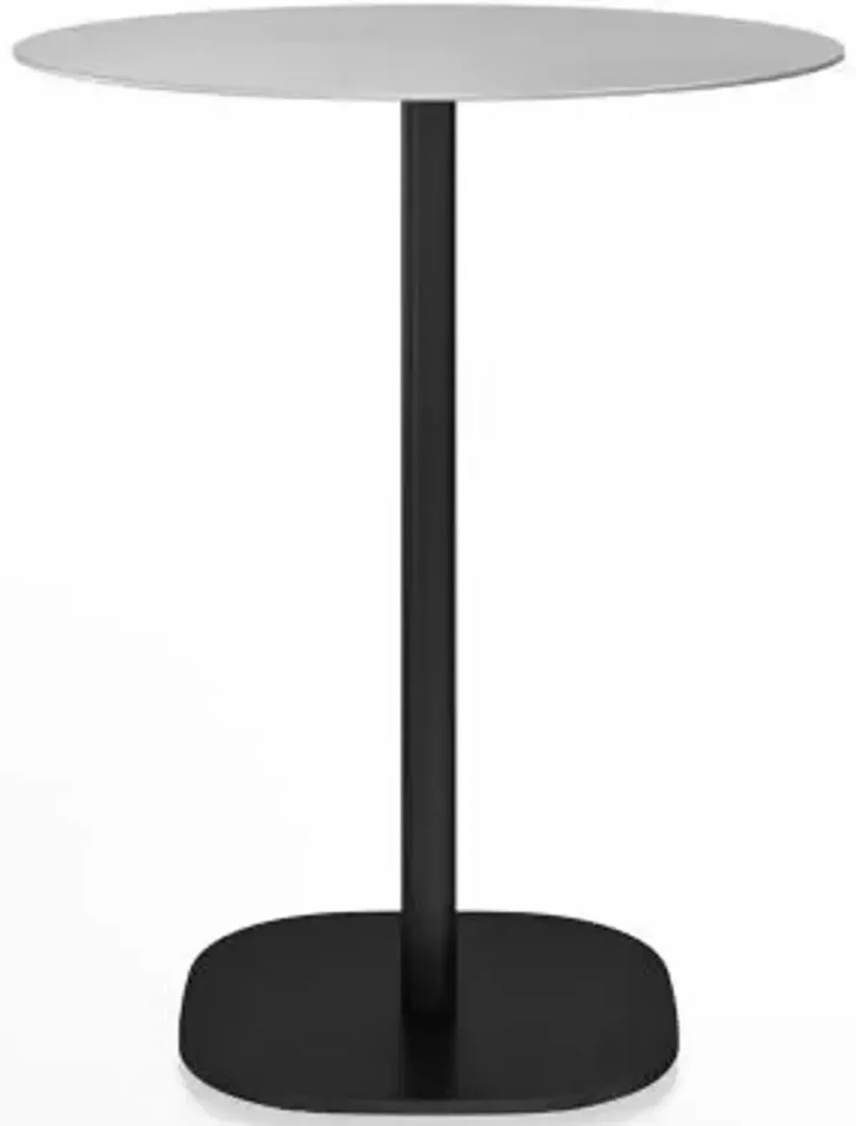 2 Inch Flat Base Bar/Counter Table, Round Top