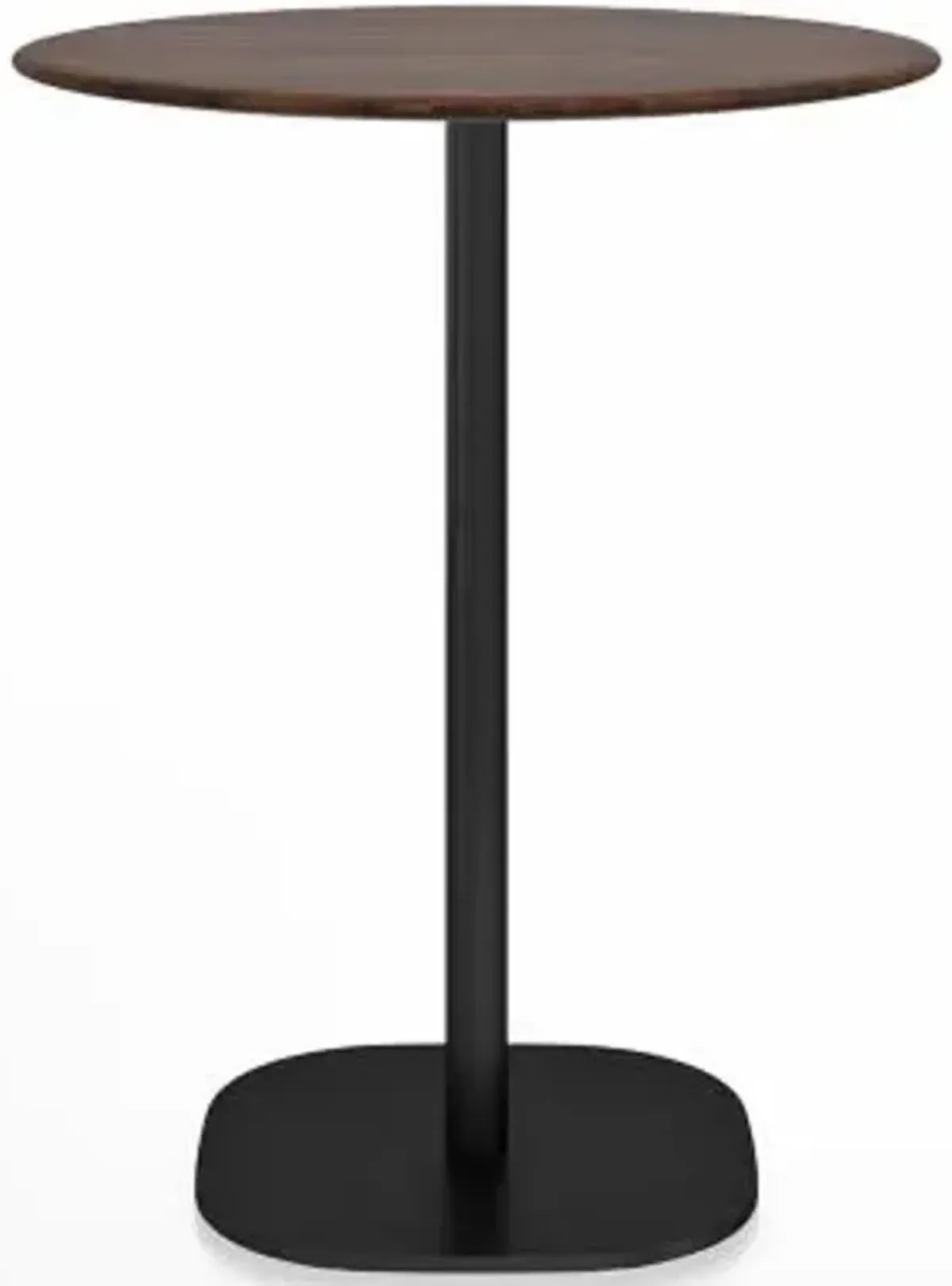 2 Inch Flat Base Bar/Counter Table, Round Top