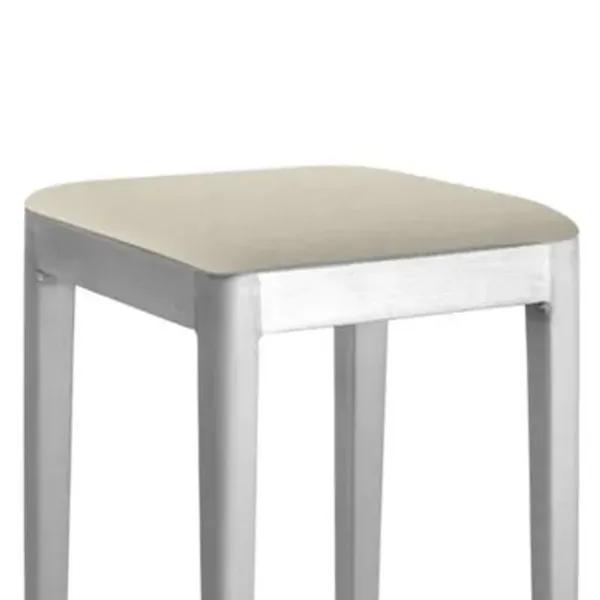 Upholstered Outdoor Seat Pad for Emeco Stool