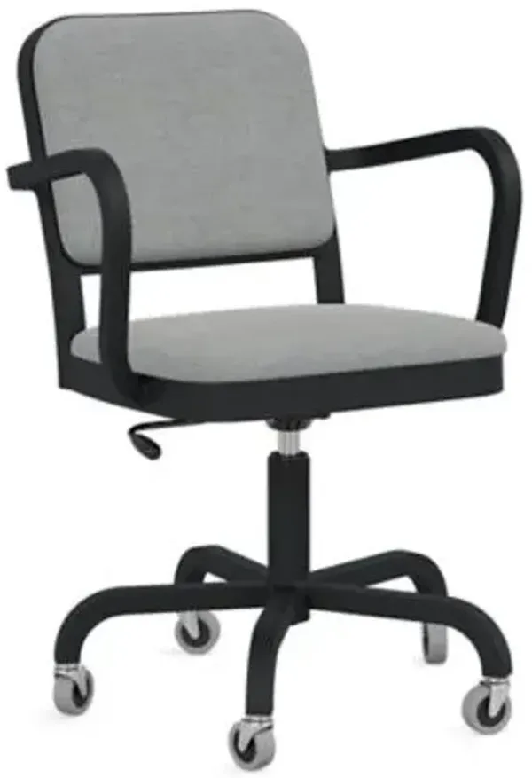 Navy Officer Swivel Armchair