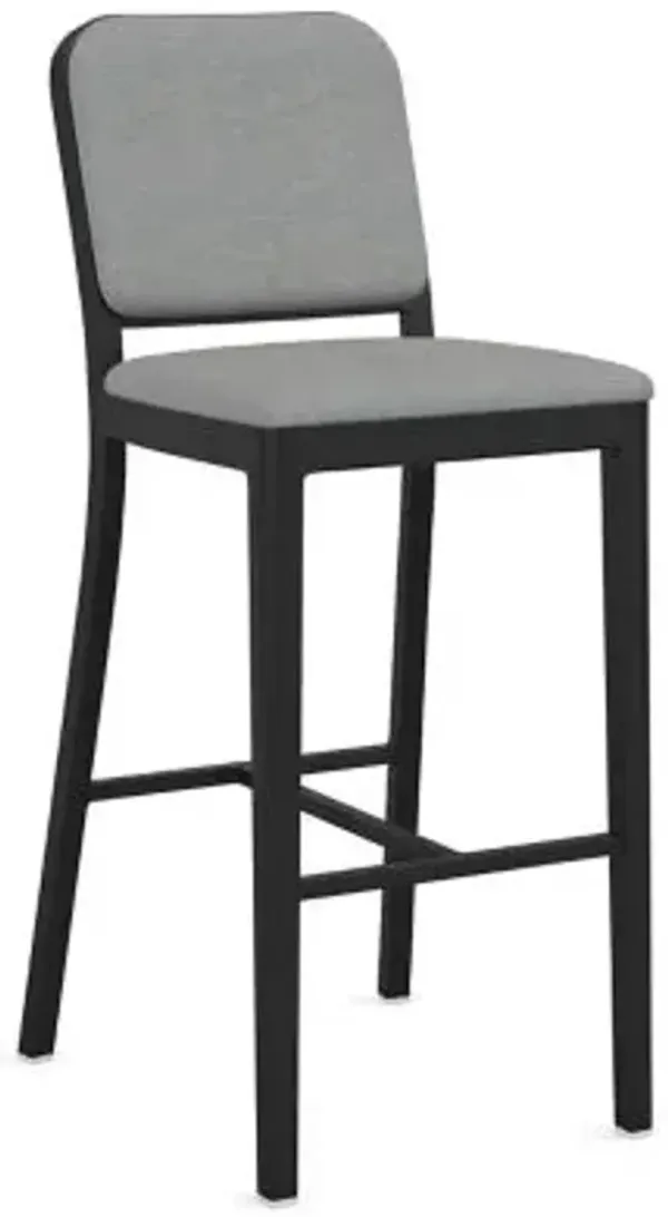 Navy Officer Upholstered Bar/Counter Stool