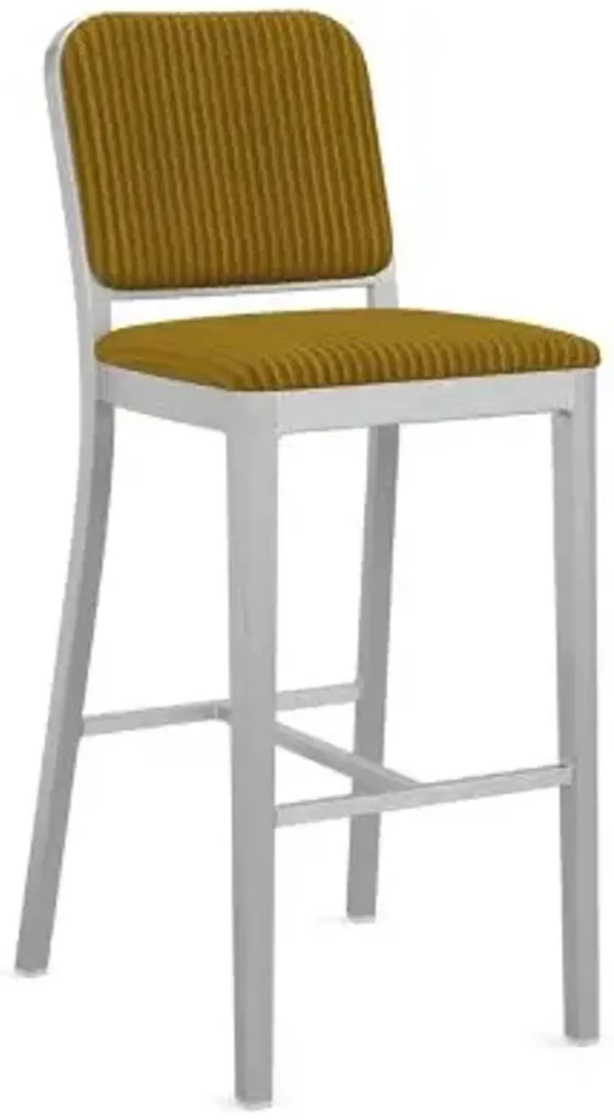 Navy Officer Upholstered Bar/Counter Stool