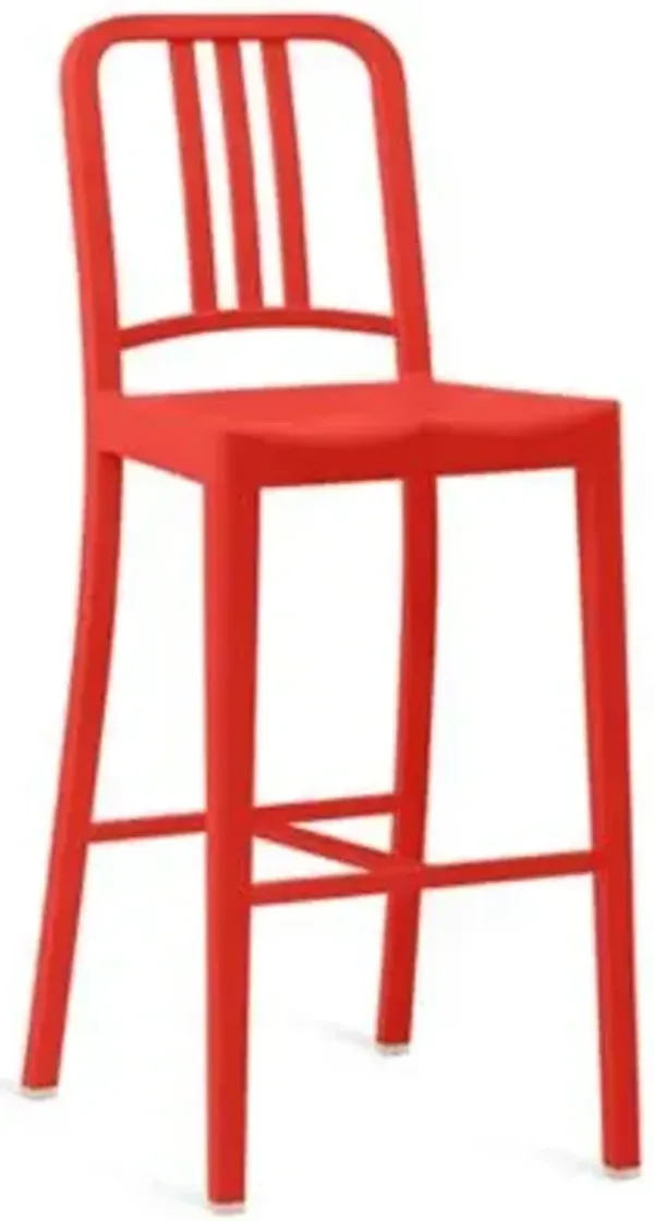 111 Navy Stool