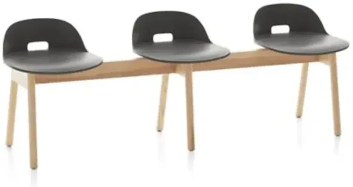 Alfi 3-Seat Bench, Low Back