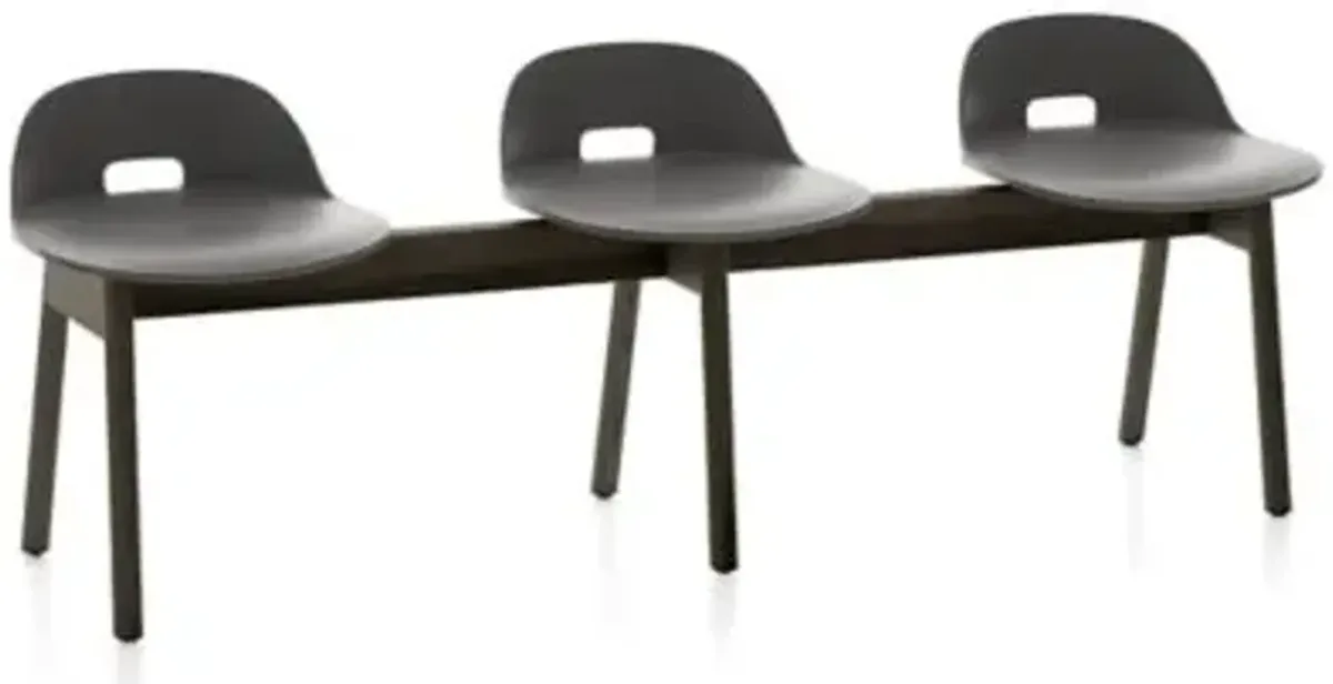 Alfi 3-Seat Bench, Low Back