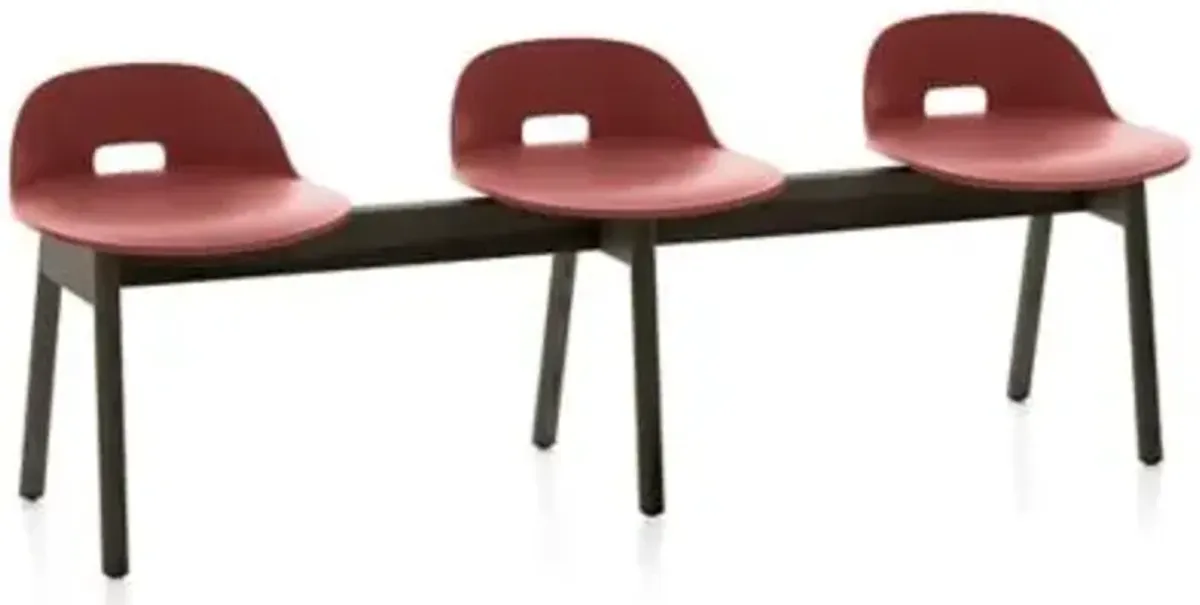 Alfi 3-Seat Bench, Low Back