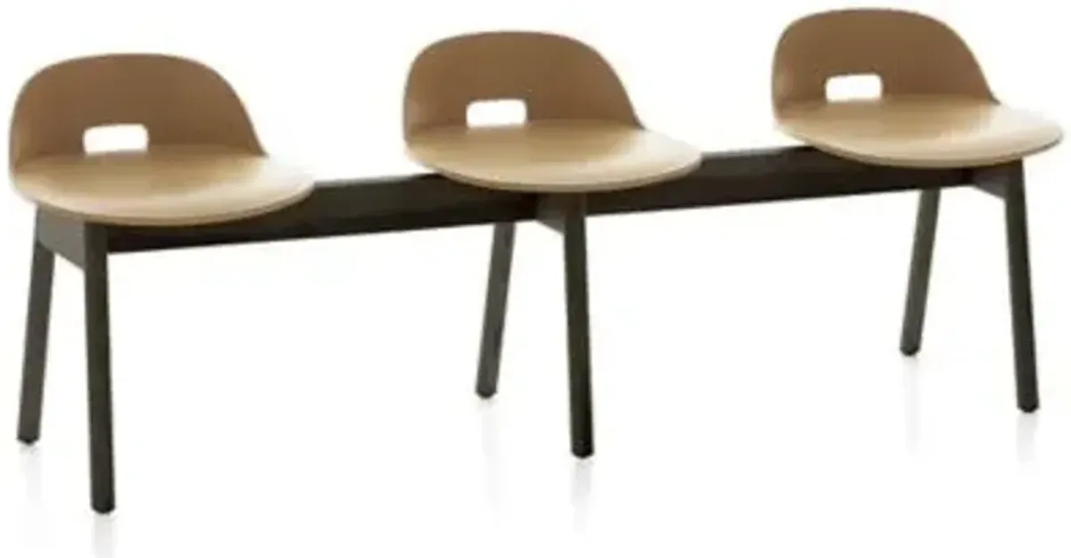 Alfi 3-Seat Bench, Low Back