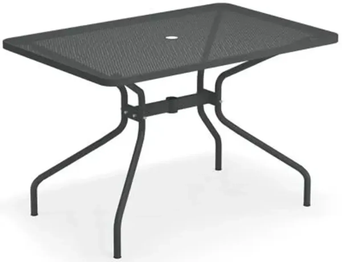 Drink Outdoor Dining Table with Umbrella Hole