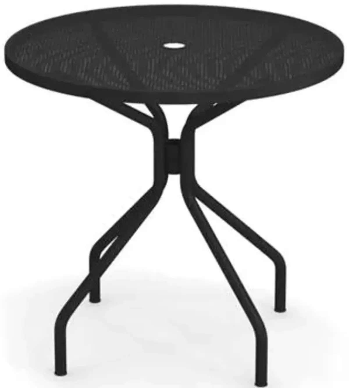 Cambi Outdoor Round Bistro Table with Umbrella Hole