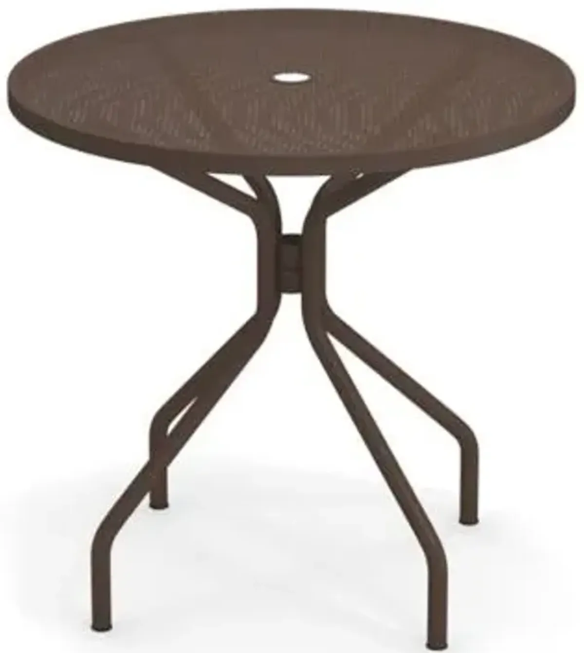 Cambi Outdoor Round Bistro Table with Umbrella Hole