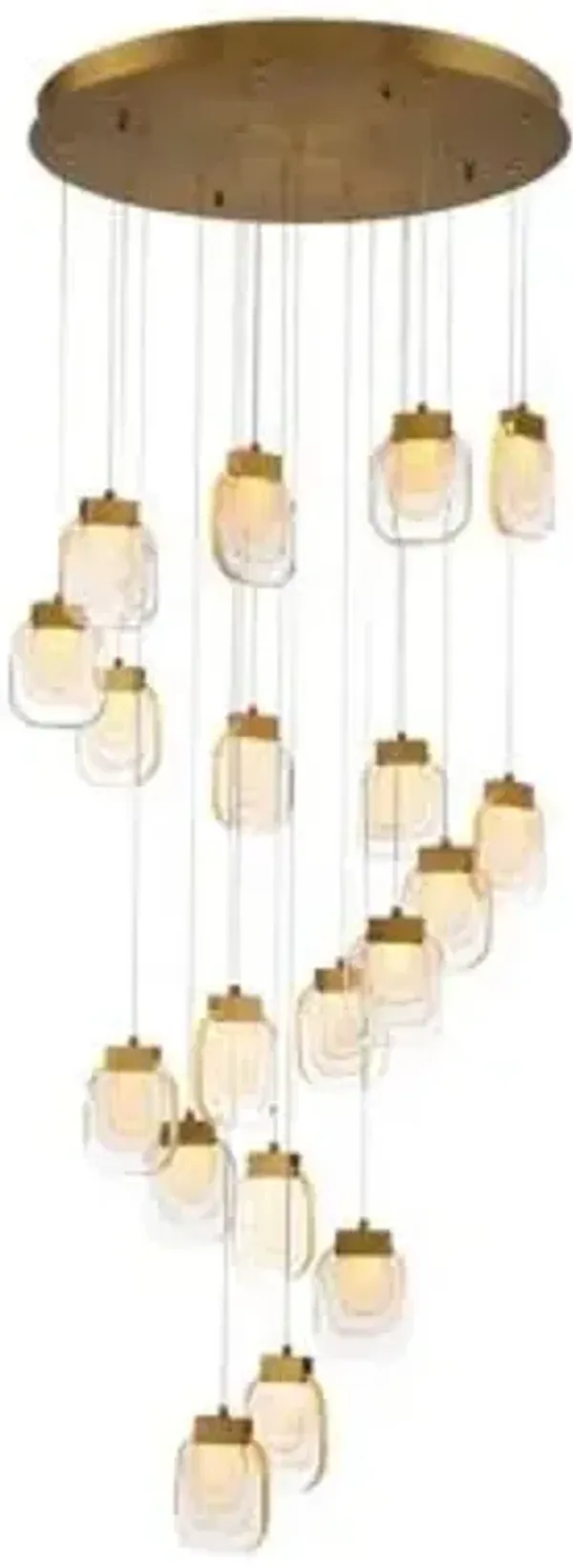 Paget Cascading LED Multi-Light Pendant