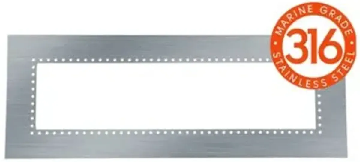 Marine Grade Stainless Steel Flush Mount Kit for 39 Inch Patio Heater