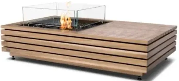 Manhattan 50 Teak Fire Table