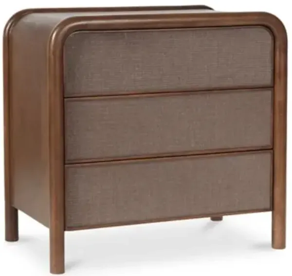 Rye 3 Drawer Nightstand