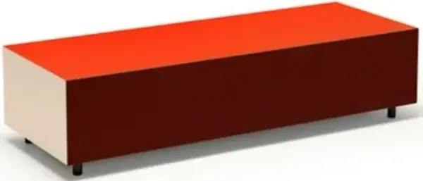 Bloc Rectangular 2 Drawer Side Table