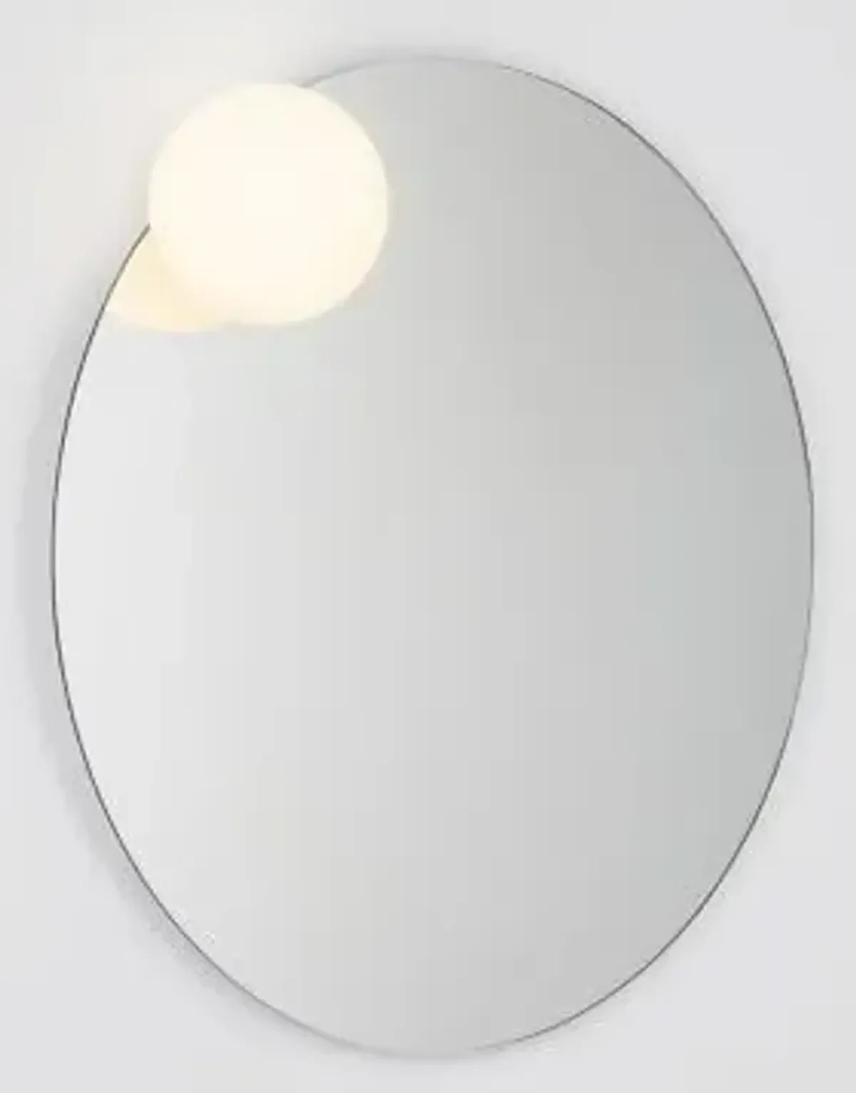 Circ Large Round LED Lighted Mirror