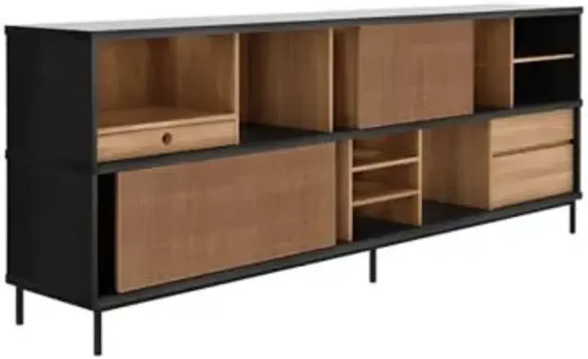 Teak Oscar Sideboard - 2 Doors - 3 Drawers