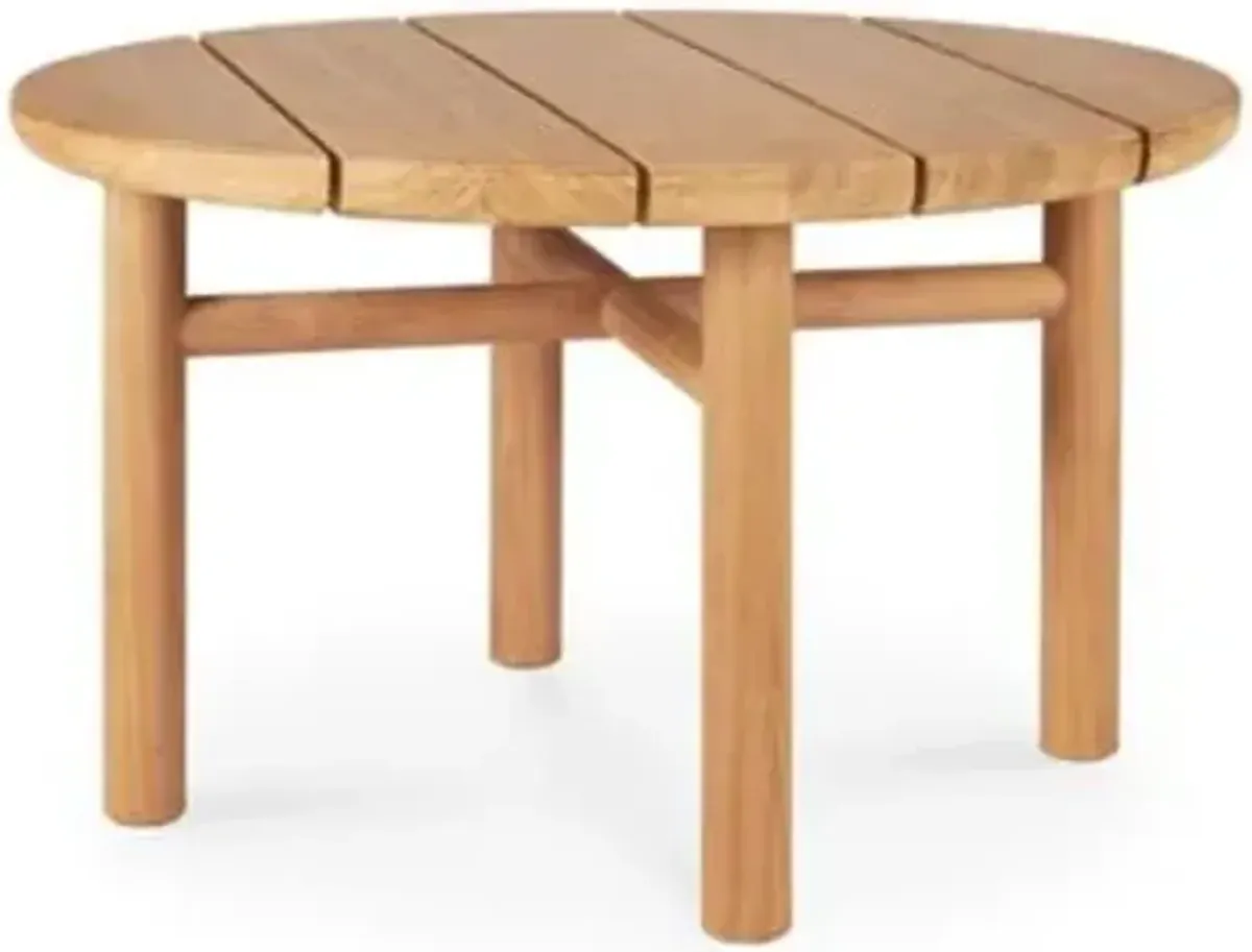 Teak Quatro Outdoor Side Table