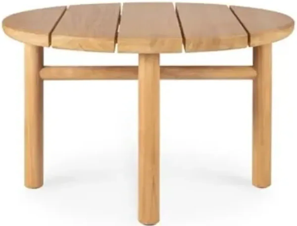 Teak Quatro Outdoor Side Table
