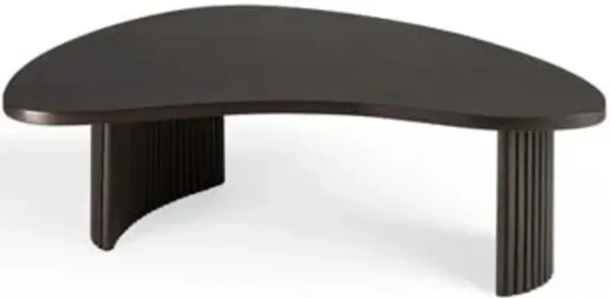 Mahogany Boomerang Coffee Table