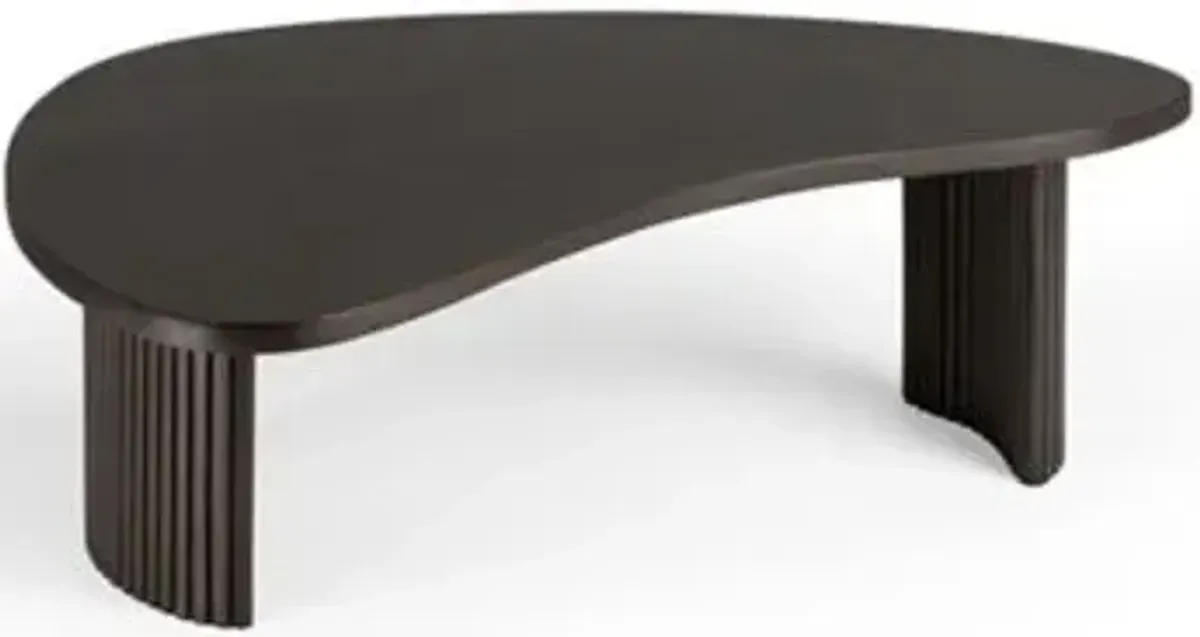 Mahogany Boomerang Coffee Table